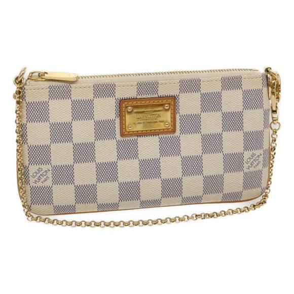 LOUIS VUITTON Damier Azur Pochette Mira MM Accessory Pouch N60027 LV am478bSA - Picture 1 of 16